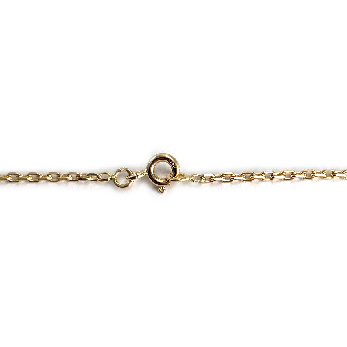 Collier d'occasion or 750 jaune maille filigrane perle de culture - vue 3