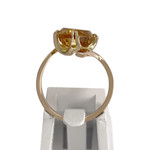 Bague d'occasion or 750 jaune citrine - vue 3