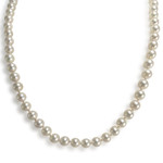 Collier d'occasion or 750 jaune perle de culture du japon - vue 1