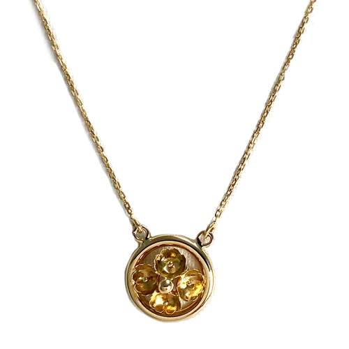 Collier d'occasion or 750 jaune fleur