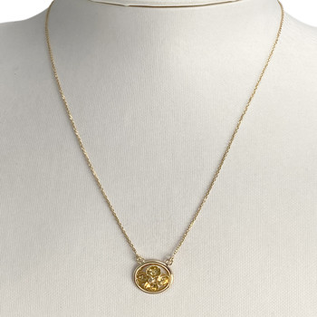 Collier d'occasion or 750 jaune fleur