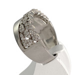 Bague d'occasion or 375 blanc diamant - vue 2