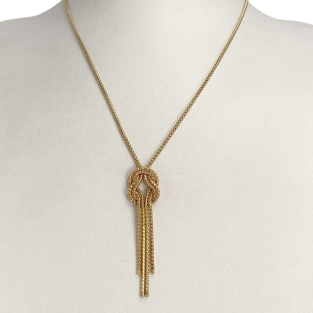 Collier d'occasion or 375 jaune maille serpentine - vue 2