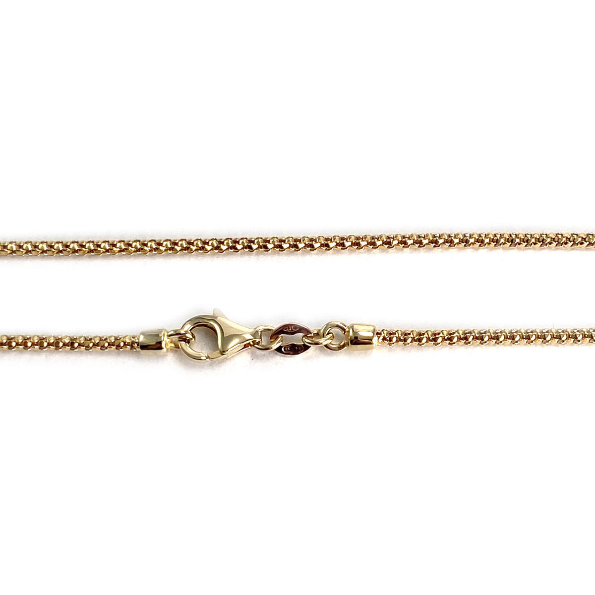 Collier d'occasion or 375 jaune maille serpentine - vue 3