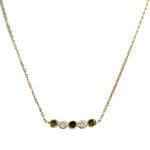 Collier d'occasion or 750 jaune zirconias - vue 1