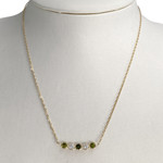 Collier d'occasion or 750 jaune zirconias - vue 2