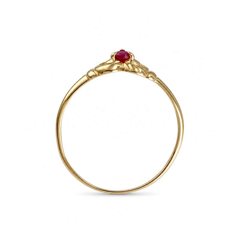 Bague d'occasion or 750 jaune rubis - vue 3