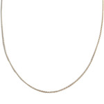 Chaîne d'occasion or 750 jaune maille forcat 45 cm - vue 1