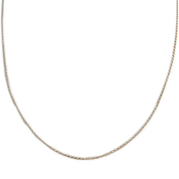 Tweedehands ketting van 750 geelgoud met forcat-schakels, 45 cm