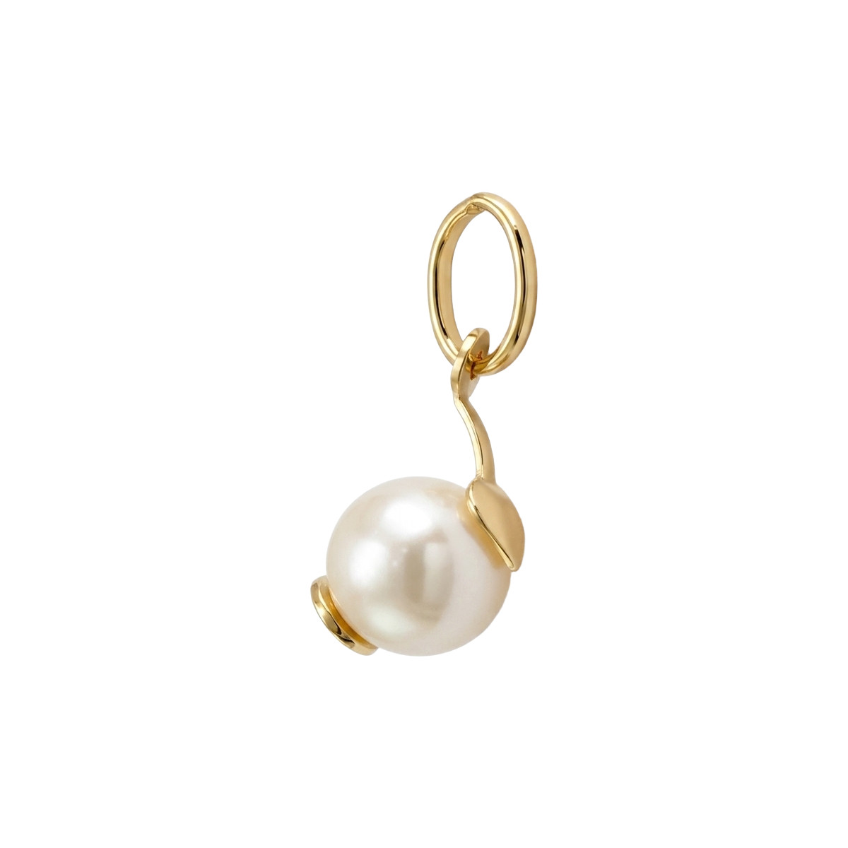 Pendentif d'occasion or 750 jaune perle de culture - vue 2