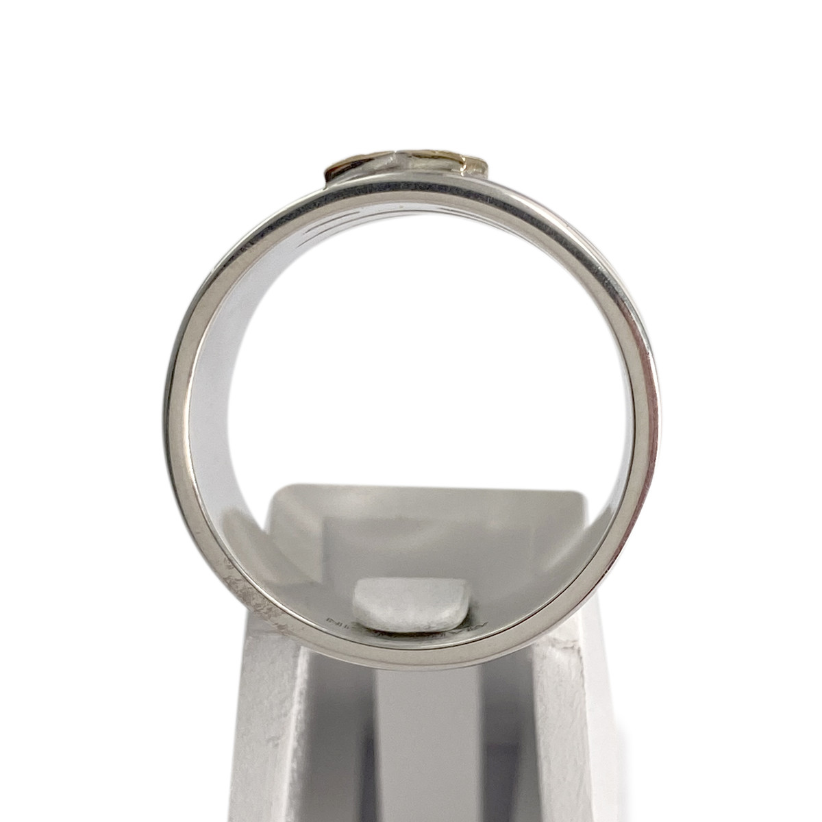 Bague MAUBOUSSIN d'occasion argent 925 bicolore diamants - vue 3