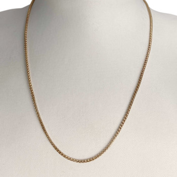 Chaîne d'occasion or 750 rose maille fantaisie 50 cm