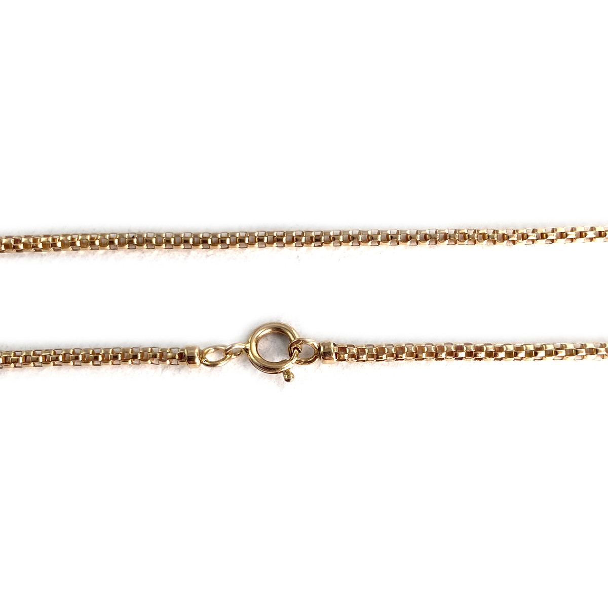 Chaîne d'occasion or 750 rose maille fantaisie 50 cm - vue 3