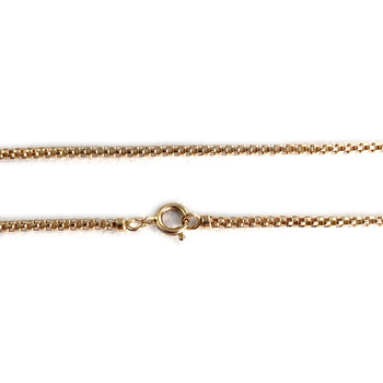 Chaîne d'occasion or 750 rose maille fantaisie 50 cm