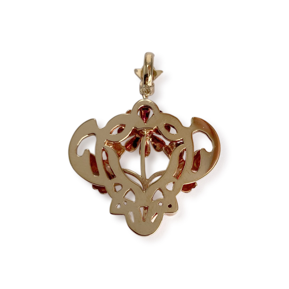 Pendentif d'occasion or 750 jaune rubis - vue 2