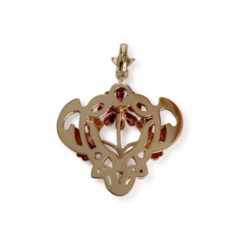 Pendentif d'occasion or 750 jaune rubis