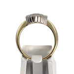 Bague d'occasion or 750 2 tons diamant - vue 3