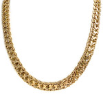 Collier d'occasion or 750 jaune maille fantaisie - vue 1