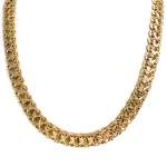 Collier d'occasion or jaune 750, maille fantaisie, - vue 1