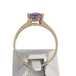 Bague d'occasion or 750 jaune amethyste - vue 3
