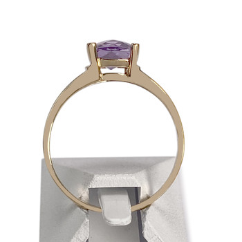 Bague d'occasion or 750 jaune amethyste