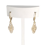 Boucles d'oreilles d'occasion or 750 jaune - vue 1