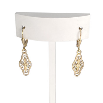 Boucles d'oreilles d'occasion or 750 jaune