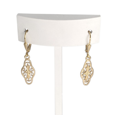Boucles d'oreilles d'occasion or 750 jaune - vue 1
