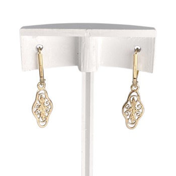 Boucles d'oreilles d'occasion or 750 jaune