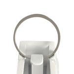 Bague d'occasion or 375 blanc zirconias - vue 3