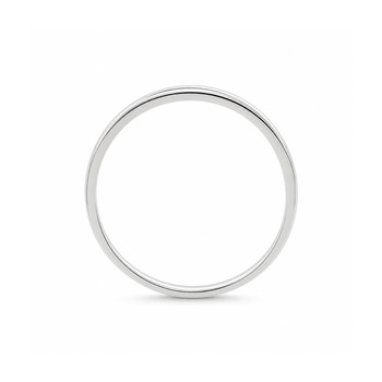 Bague d'occasion or 375 blanc zirconias