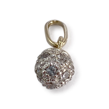 Pendentif d'occasion or 750 2 tons zirconias
