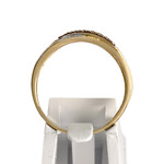 Bague d'occasion or 750 2 tons  diamants - vue 3