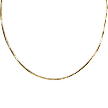 Chaîne d'occasion or 750 jaune maille venitienne 40 cm
