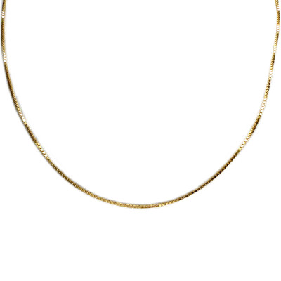 Chaîne d'occasion or 750 jaune maille venitienne 40 cm