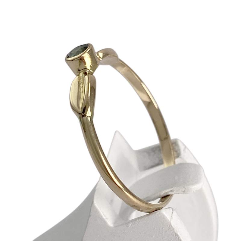 Bague d'occasion or 750 jaune saphir - vue 2