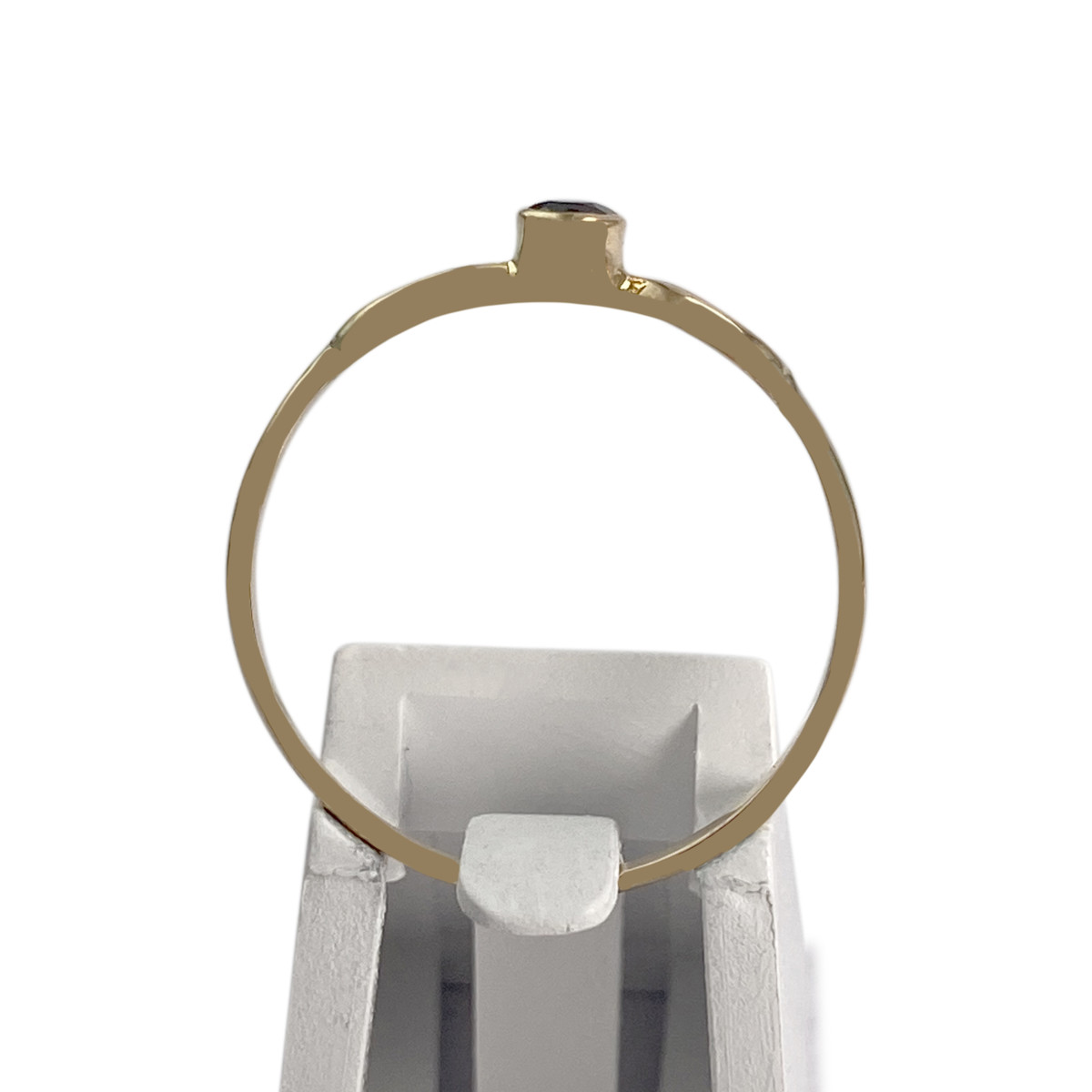 Bague d'occasion or 750 jaune saphir - vue 3
