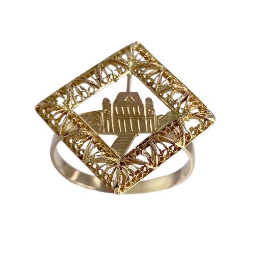 Bague d'occasion or 750 jaune