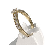Bague d'occasion or 750 jaune diamant diamant - vue 2