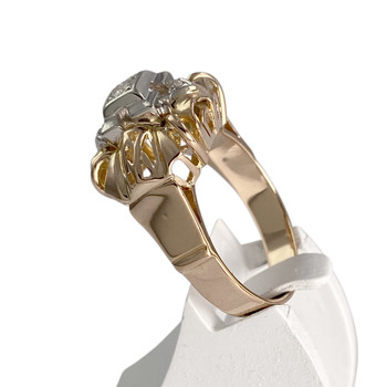 Bague d'occasion 2 ors 750 diamant diamant