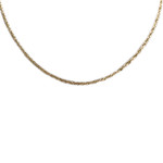 Chaîne d'occasion or 750 jaune maille torsadée 44,5 cm - vue 1