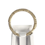 Bague d'occasion or 375 jaune diamants - vue 3