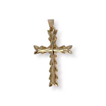 Croix d'occasion or 750 jaune