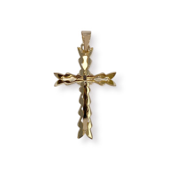 Croix d'occasion or 750 jaune