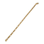 Bracelet d'occasion or 750 jaune maille fantaisie - vue 2