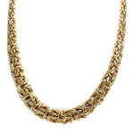 Collier d'occasion or 750 jaune maille fantaisie - vue 1