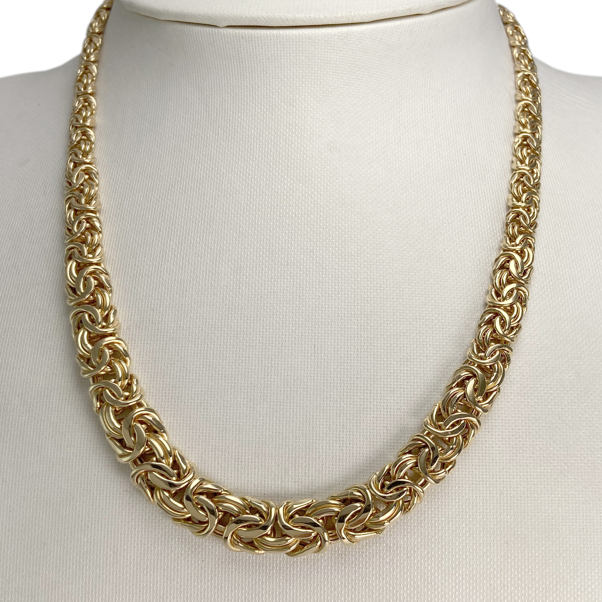 Collier d'occasion or 750 jaune maille fantaisie - vue 2