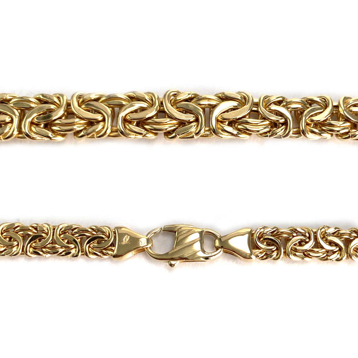 Collier d'occasion or 750 jaune maille fantaisie - vue 3