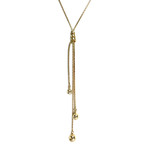 Collier d'occasion or 750 jaune maille fantaisie - vue 1