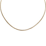 Chaîne d'occasion or 750 jaune maille forcat 47 cm - vue 1